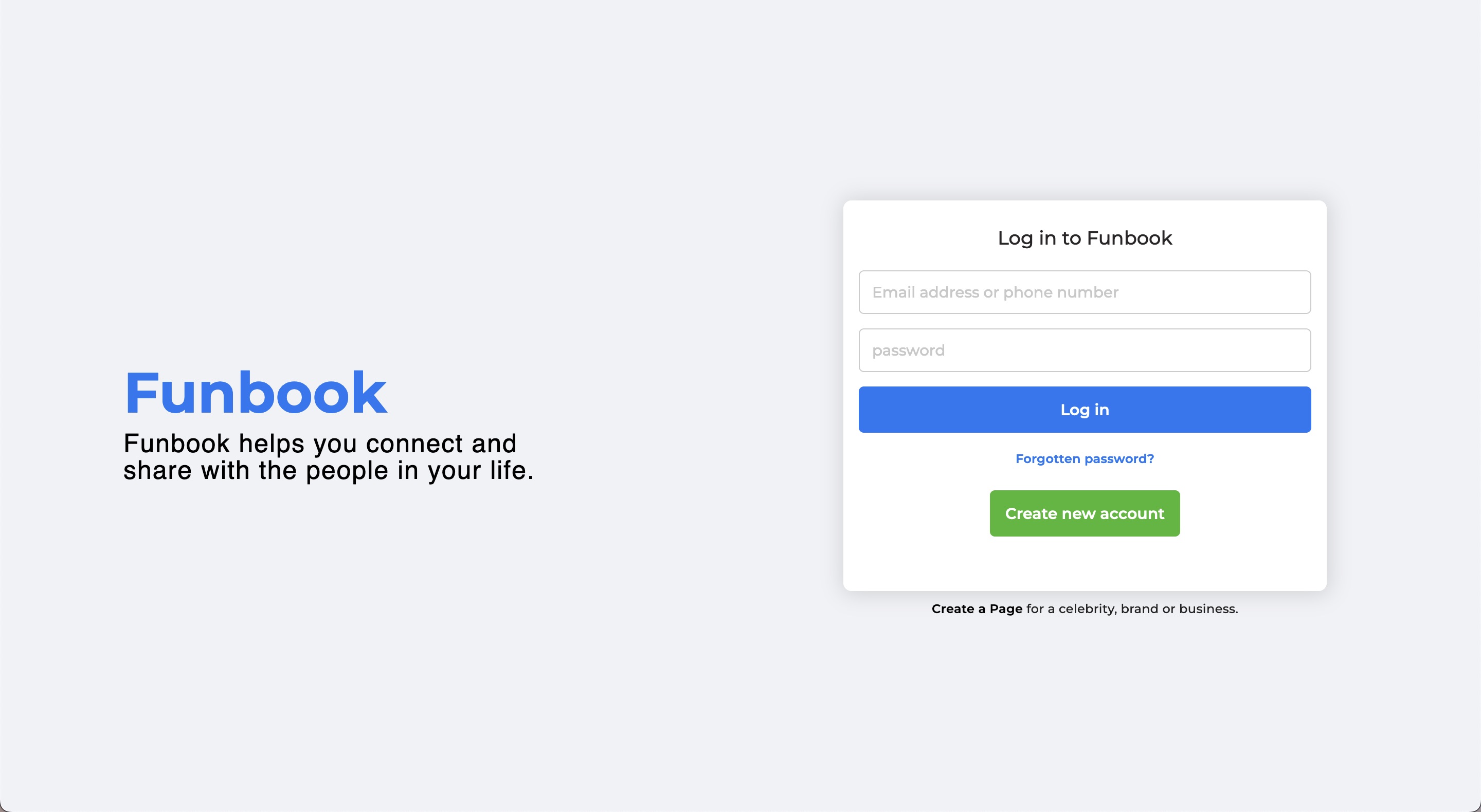 A login page remake for facebook - oranos | Abdellah Garrag